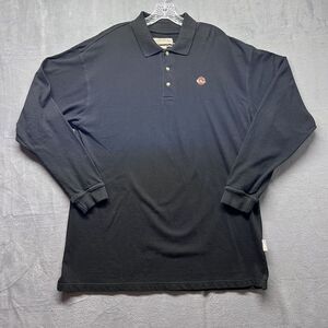 Timberline Shirt Mens 2XL Black Long Sleeve Embroidery Polo Performance Colorado